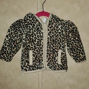 Cherokee leopard hoodie jacket